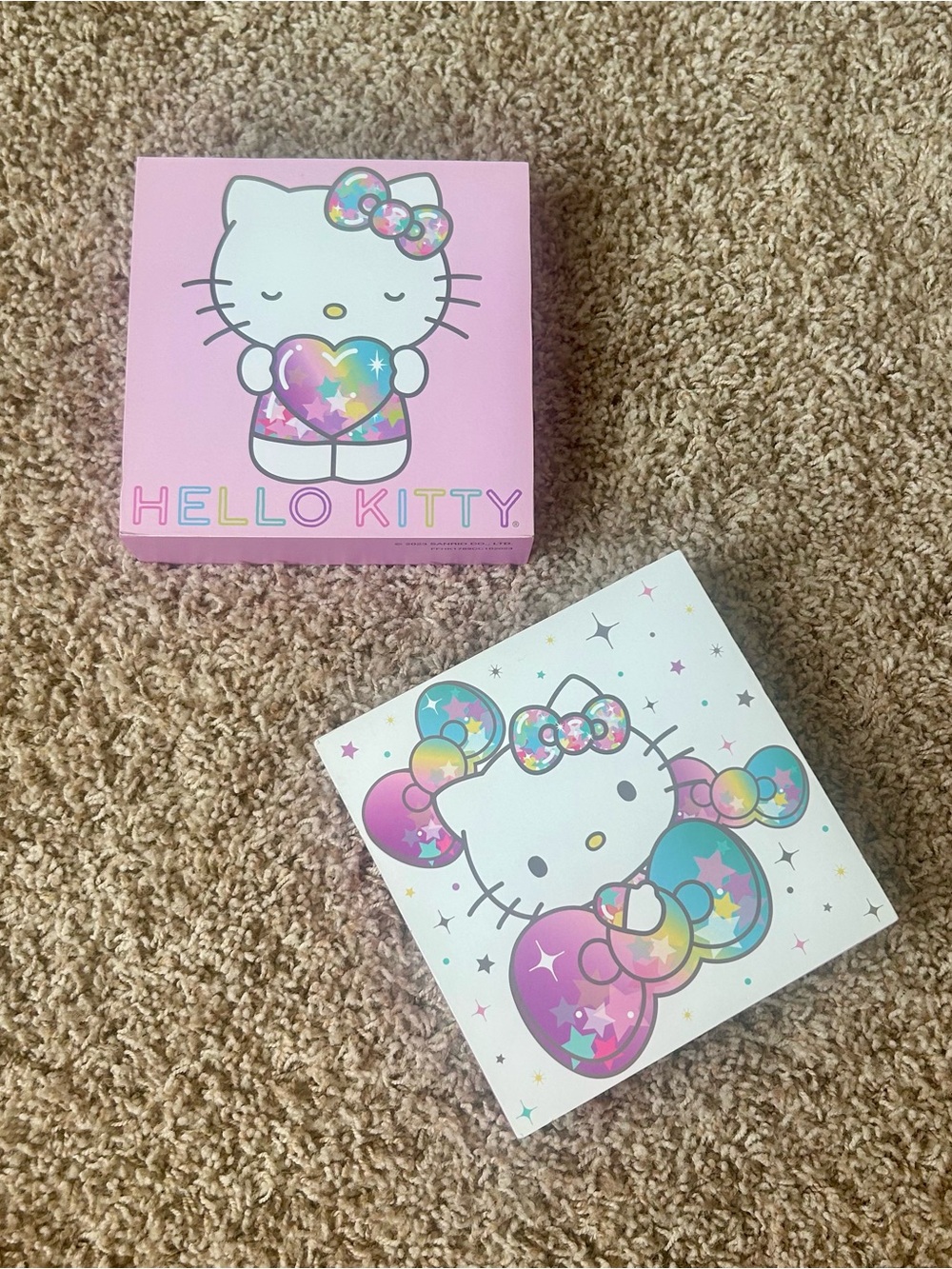 NWOT Sanrio Hello Kitty Wooden Box Signs